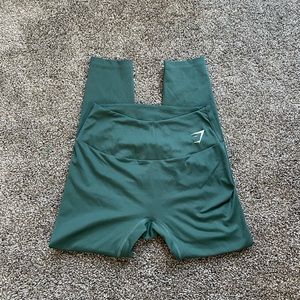 Green gymshark leggings